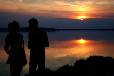 3840x2571 Dawn Dusk Lake Outdoors People Reflection Silhouette Sky Sun Sunrise