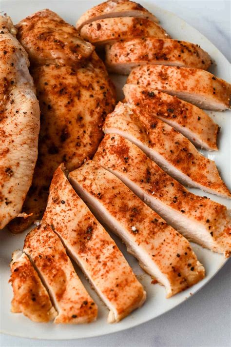 Oven Baked Thin Sliced Chicken Breasts Momma Fit Lyndsey