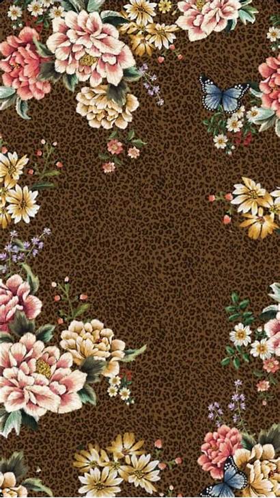 Animal Floral Farm Iphone Brown Flower Backgrounds