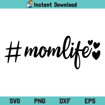 Hashtag Mom Life SVG Hashtag Mom Life SVG File Mom Life SVG Mom SVG Mother SVG Mother T