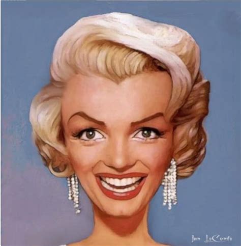 Celebrity Caricatures By Jan Lecomte At