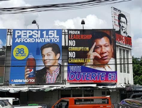 Throwback To 2016 Duterte Billboard In Bacolod Rphilippines