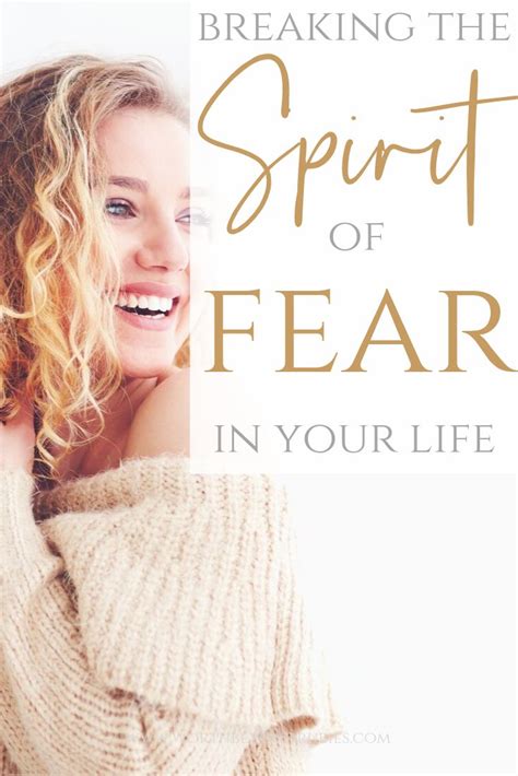 Overcoming The Spirit Of Fear Spirit Of Fear Facing Fear Christian