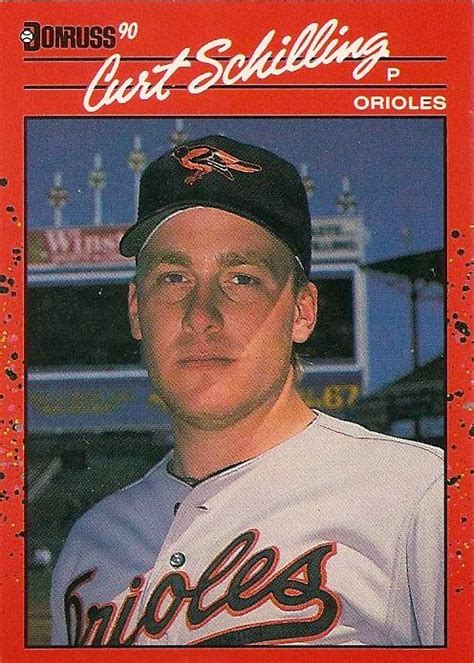 His rookie card may not be expensive but it's still very much one of the keys to own in this set. Orioles Card "O" the Day: Curt Schilling, 1990 Donruss #667