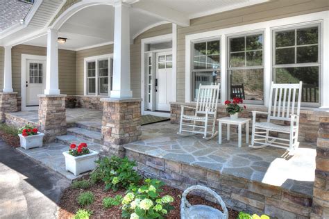 Mac Custom Homes Front Porch Stone Front Porch Design Porch Remodel