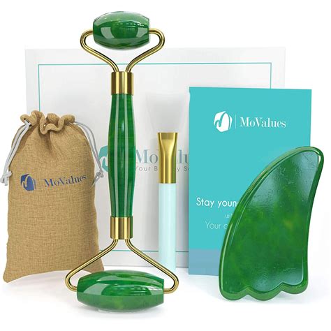 authentic jade roller and gua sha set jade roller for face face roller real 100 jade