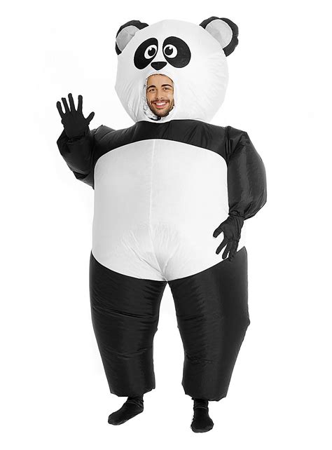 giant panda inflatable costume maskworldcom