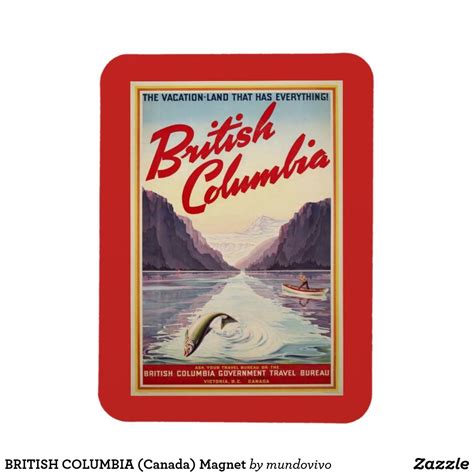 British Columbia Canada Magnet British Columbia Canada