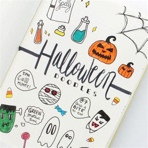 29 Spooky Halloween Bullet Journal Layouts And Spreads My Inner