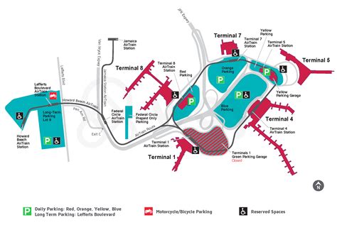 Jfk Terminal Map Jfk Terminals Complete Guide Way