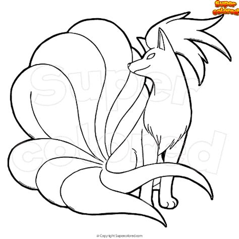 40 Ninetales Pokemon Coloring Pages Free Coloring Pages