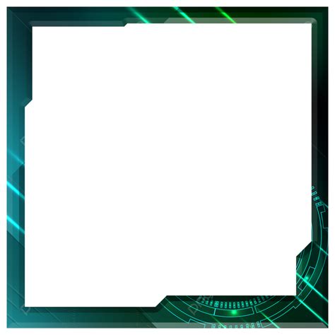Tech Border Blue Futuristic Png And Psd Futuristic Frame Png Images