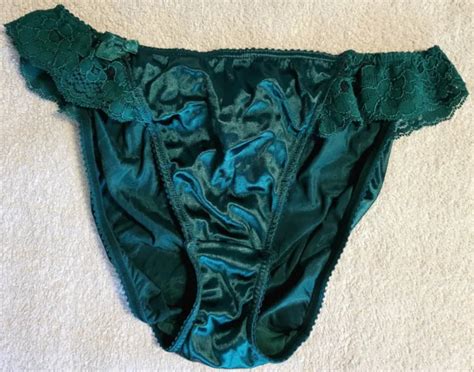 vintage victoria s secret second skin satin string bikini panty 39 99 picclick