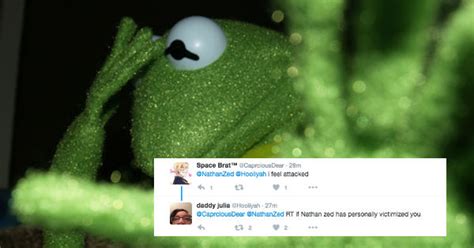 Guy Shares Dark Humored Parody Pic Of Sad Kermit In Fifty Shades Darker And People Are