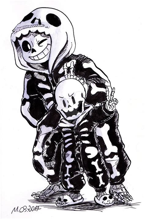 Skeletons In Skeletons By Paurachan Anime Undertale Undertale Sans
