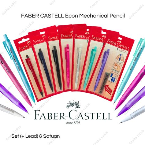 Jual Faber Castell Econ Mechanical Pencil Pensil Mekanik 05mm 0