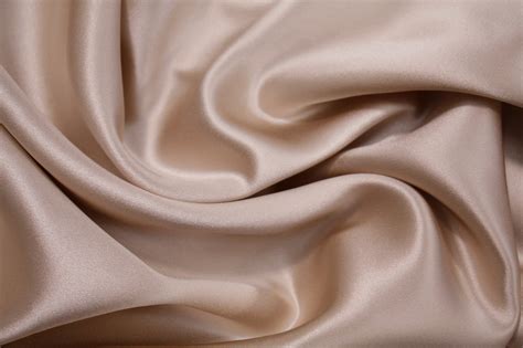 Almond Silk Satin 22mm Satin Silk Tessuti Fabrics Online Fabric