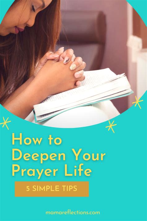 How To Develop A Consistent Prayer Life 5 Simple Tips Mama Reflections
