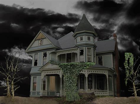 Animated Haunted House Wallpaper Wallpapersafari