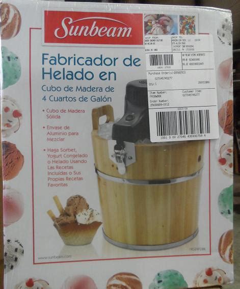 Sunbeam Frsbwdbk 4 Quart Ice Cream Wooden Bucket 80 Retail On Popscreen