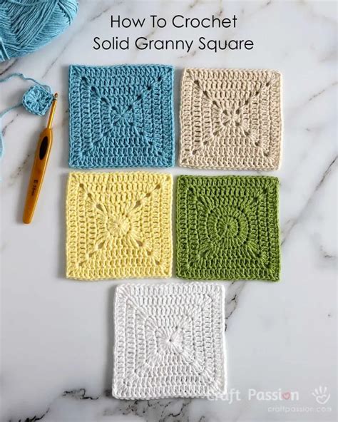 Solid Granny Square Pattern Variations Free Crochet Patterns Granny