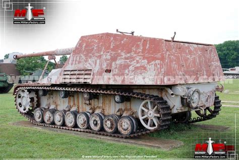 German Sd Kfz Nashorn Tank Hornisse Military Panzer Model
