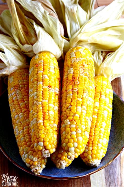 Place on cookie sheet and roast for 20 to 25 minutes. Easy Oven Roasted Corn on the Cob - Mama Knows Gluten Free
