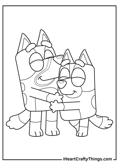 Bluey Coloring Page Updated 2022 Coloring Home