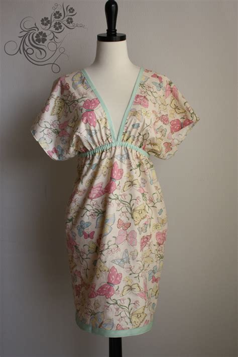Butterfly Kimono Dress Empire Dress Sewing Projects