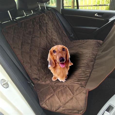 Non Slip Pet Car Back Seat Cover Water Proof Dog Safety Etsy