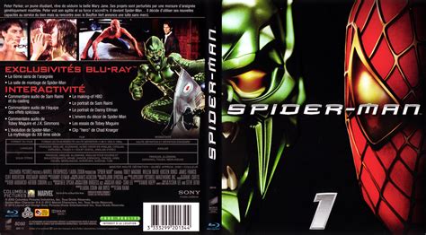 Jaquette Dvd De Spiderman Blu Ray V3 Cinéma Passion