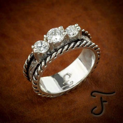 Fanning Jewelry Western Rings Western Jewelry Rose Gold Ring Diamond