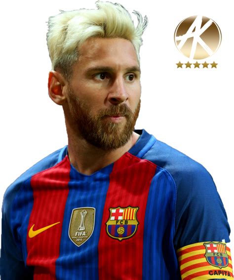 Lionel Messi Render Fc Barcelona 2017 Png Clipart