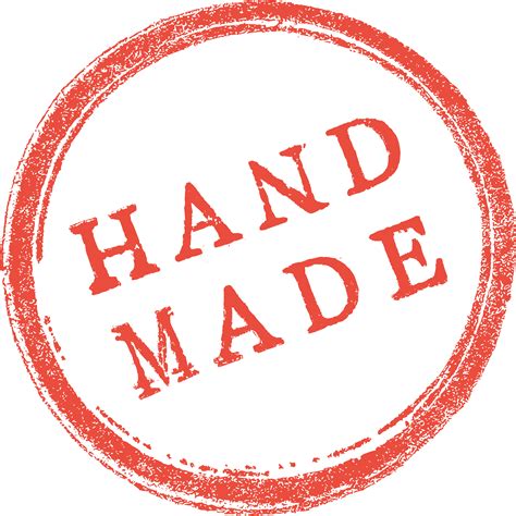 6 Grunge Hand Made Stamp Png Transparent