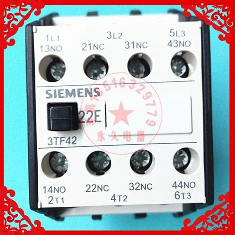 Genuine Siemens 3tf42 22e 22 0x Electromagnetic Ac Contactor