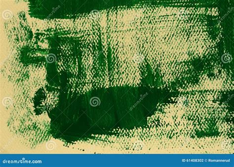 Hand Painted Multi Layered Green Background With Scratches Stock Photo
