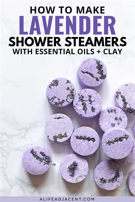 DIY Lavender Shower Steamers For Aromatherapy A Life Adjacent