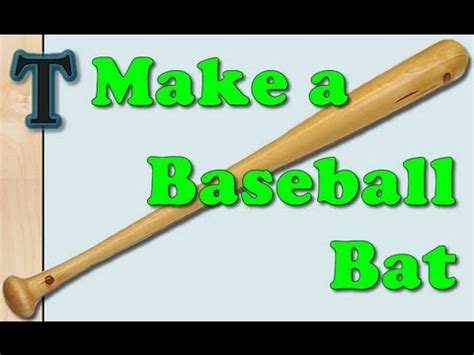 6:26 draw time with mr. Making a Baseball Bat with the Lathe Duplicator - YouTube