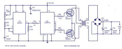 12v Dc To 12v Dc Converter Circuit Diagram
