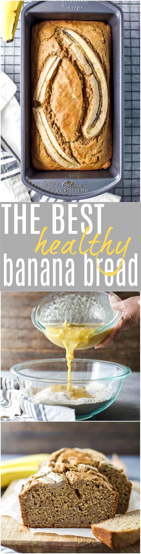 Healthy Banana Bread Recipe | Easy & Moist Banana Bread