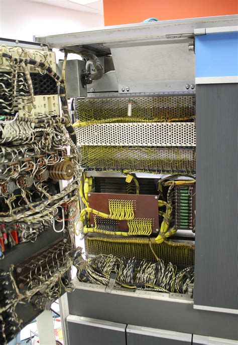 Examining The Core Memory Module Inside A Vintage Ibm 1401 Mainframe