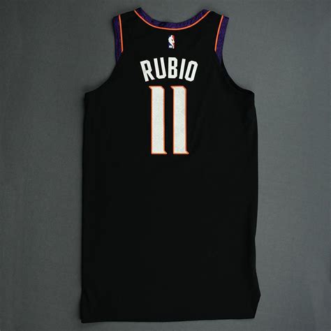 Ricky Rubio Phoenix Suns Game Worn City Edition Jersey Double