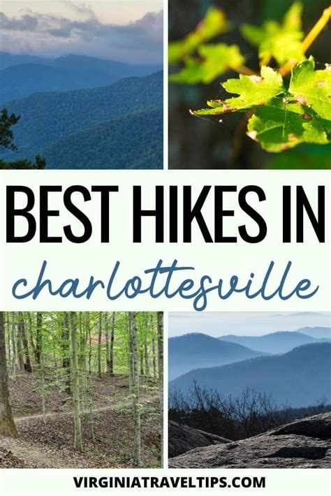The Best Hikes In Charlottesville Virginia With Text Overlay That