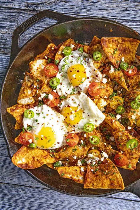 Chilaquiles Rojos With Ancho Chili Sauce Recipe Chili Pepper Madness