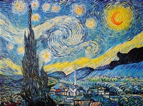 He had 2,100 artworks, including 860 oil paintings and more than 1,300 watercolor paintings, drawings, prints, and sketches. Starry Night - Van Gogh - Oil Painting - Save & Buy Online ...