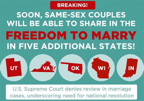 Us Supreme Court Denies Review Of All Seven Same Sex Marriage Cases