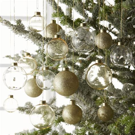 Metallic Gold Ball Ornaments Set Of 16 Christmas Decorations