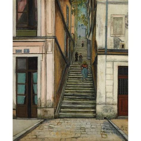 Maurice Utrillo Le Passage Cottin Montmartre 1922 Mutualart