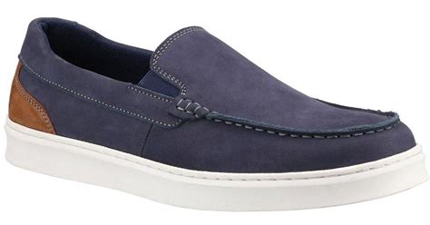 Hush Puppies Mount Shoes In Blue For Men Lyst Uk