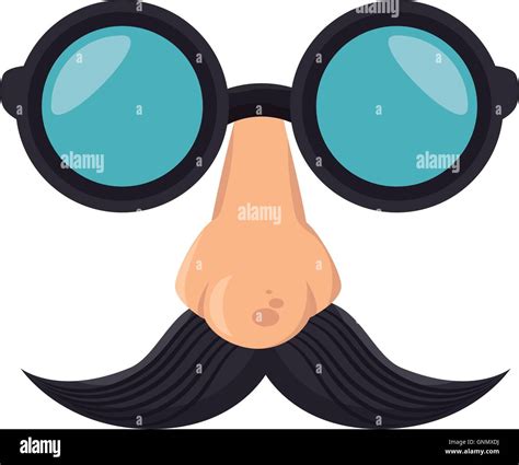 Funny Disguise Mask Stock Vector Art And Illustration Vector Image